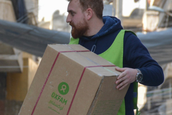 Oxfam worker in Syria