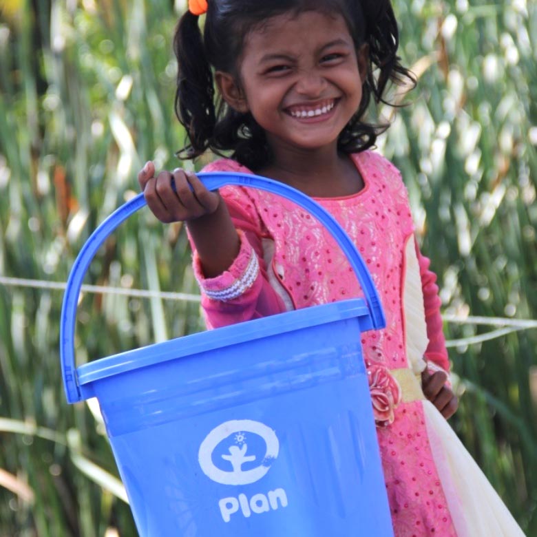 Aid to children affected by cyclone in Bangladesh
