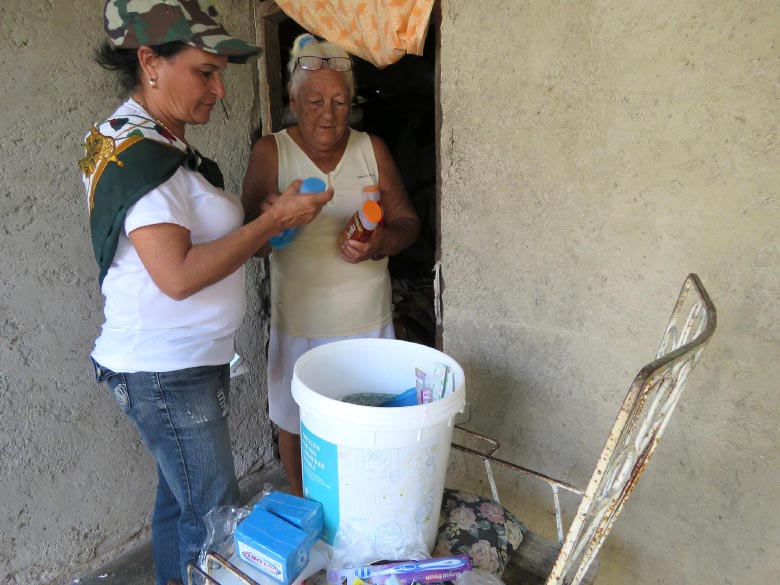 Aid for people affected by Hurricane Irma in Cuba