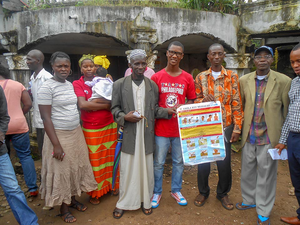 Ebola Crisis, people helping education