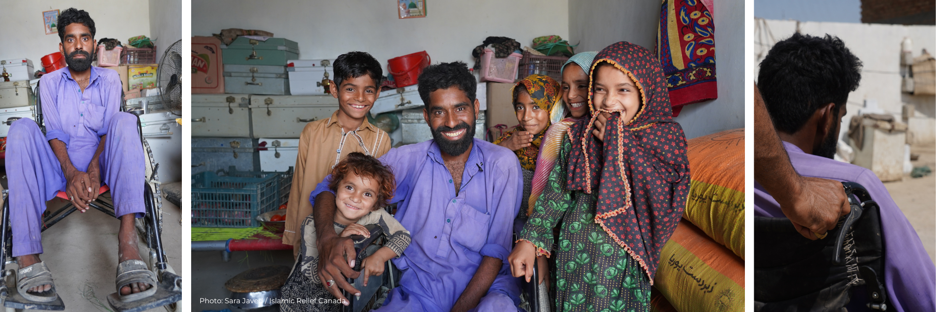 Muhmmad with his siblings and his cousins