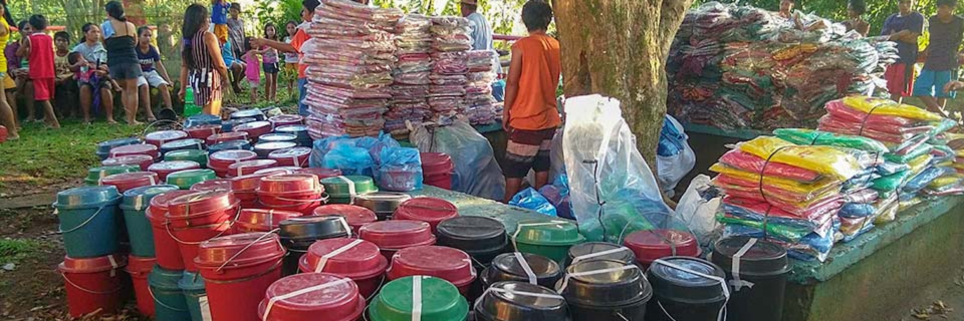 Aid for storm survivors in the Philippines