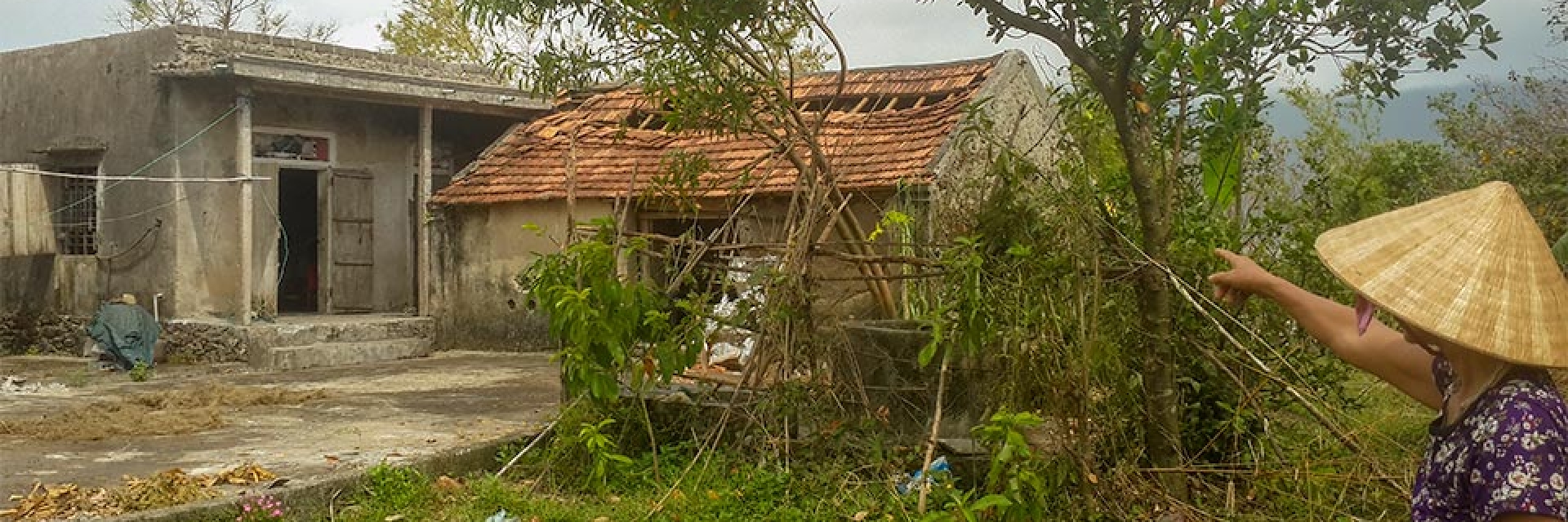 Destruction after typhoon hits Vietnam in 2017