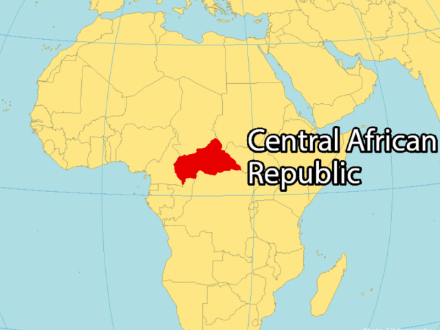 Map of Central African Republic