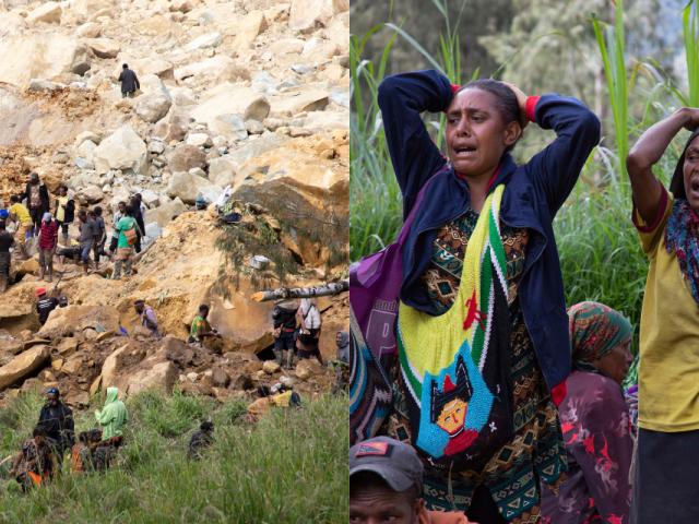 Landslide in PNG