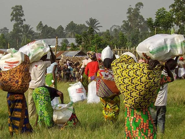 DRC displaced people