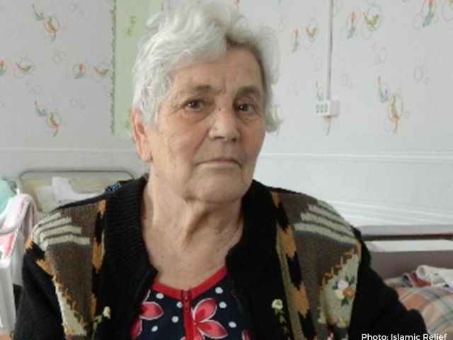 A Ukrainian senior woman - head and shoulders