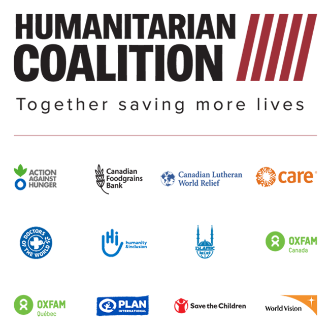 Learn more about the members of the Humanitarian Coalition